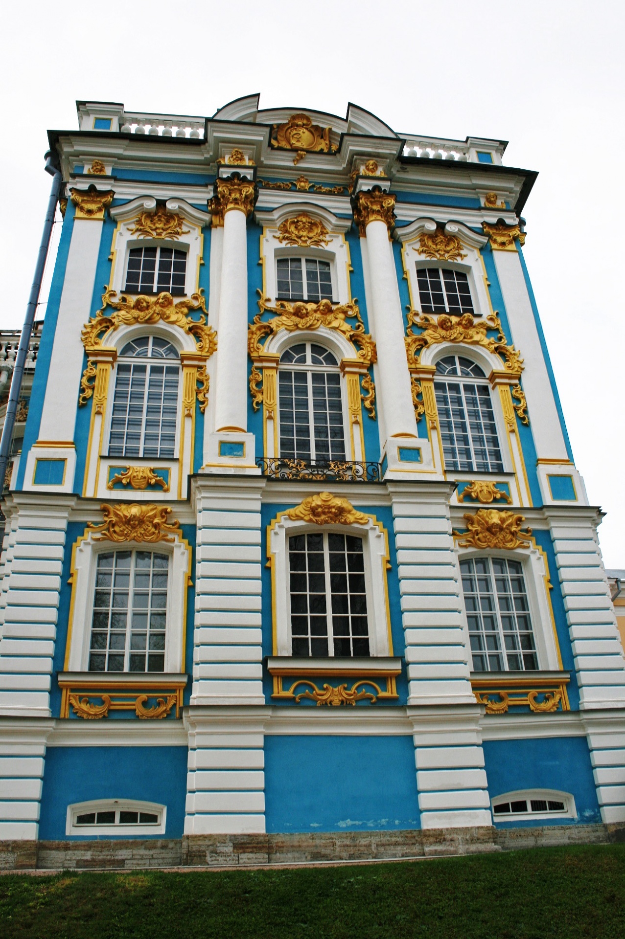 Rūmai,  Mėlynas,  Balta,  Auksas,  Ornate,  Architektūra,  Istorinis,  Tsarskoe Selo Rūmai Priekyje, Nemokamos Nuotraukos,  Nemokama Licenzija