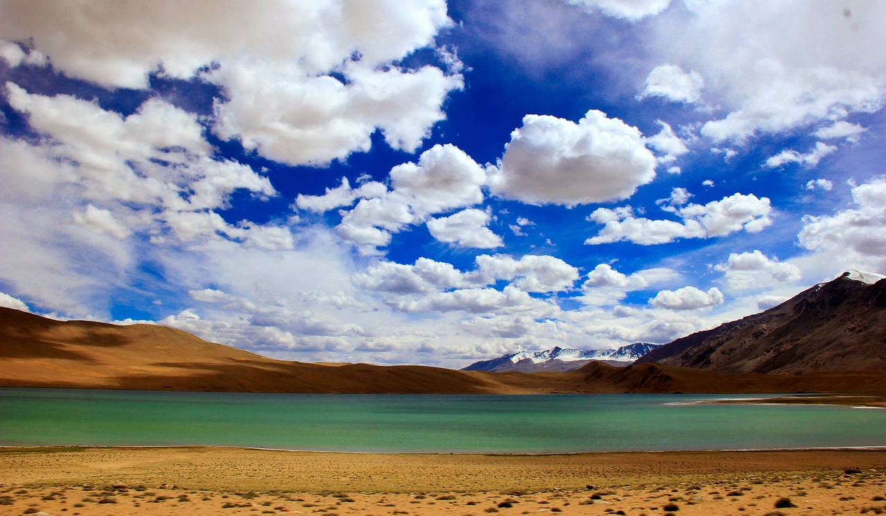 Tao, Ču, Ežeras, Leh, Ladakh, Mėlynas, Žalias, Vanduo, Kraštovaizdis, Natūralus