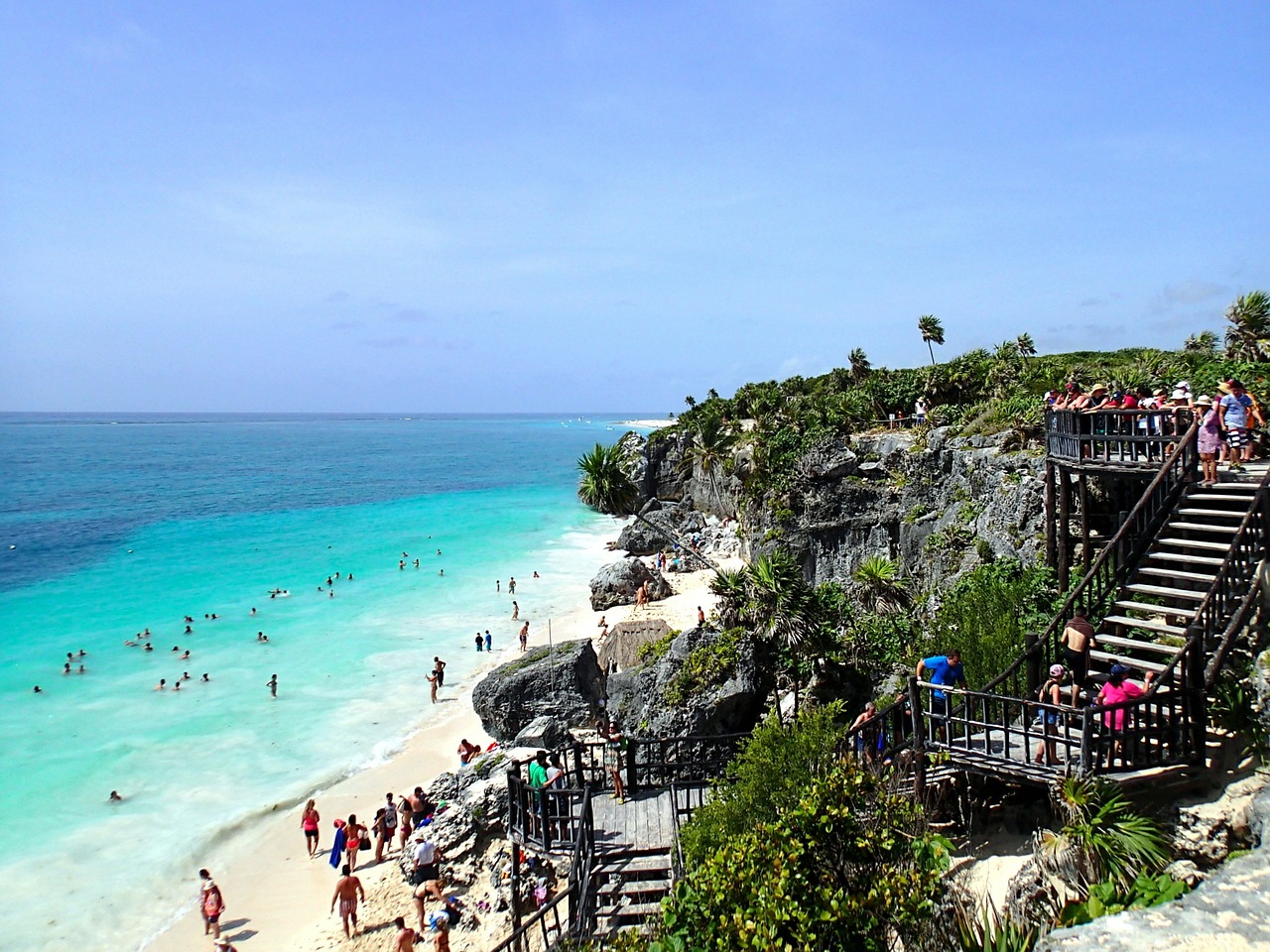 Tulum, Meksika, Papludimys, Nemokamos Nuotraukos,  Nemokama Licenzija