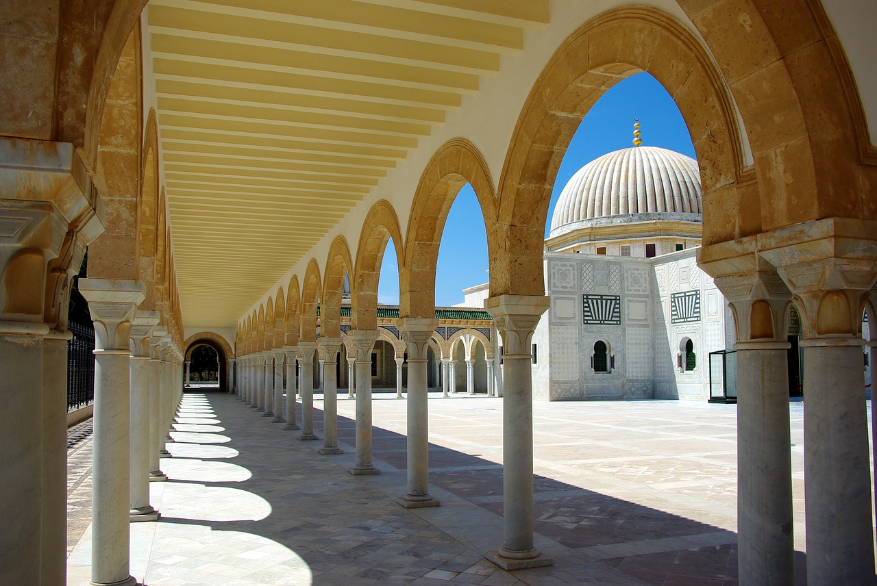 Tunisas, Monastiras, Kapas, Arcade, Stulpeliai, Nemokamos Nuotraukos,  Nemokama Licenzija