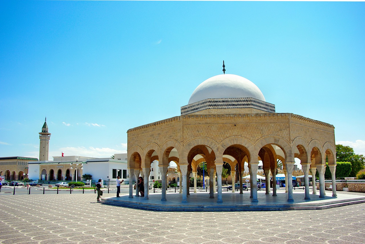 Tunisas, Monastiras, Kioskas, Mauzoliejus, Bourghiba, Esplanade, Nemokamos Nuotraukos,  Nemokama Licenzija