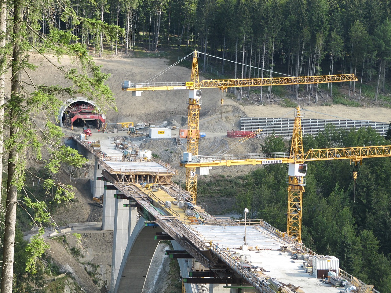 Tunelio Statybvietė, Greitųjų Geležinkelių Linija, Masserberg, Ledas, Nemokamos Nuotraukos,  Nemokama Licenzija