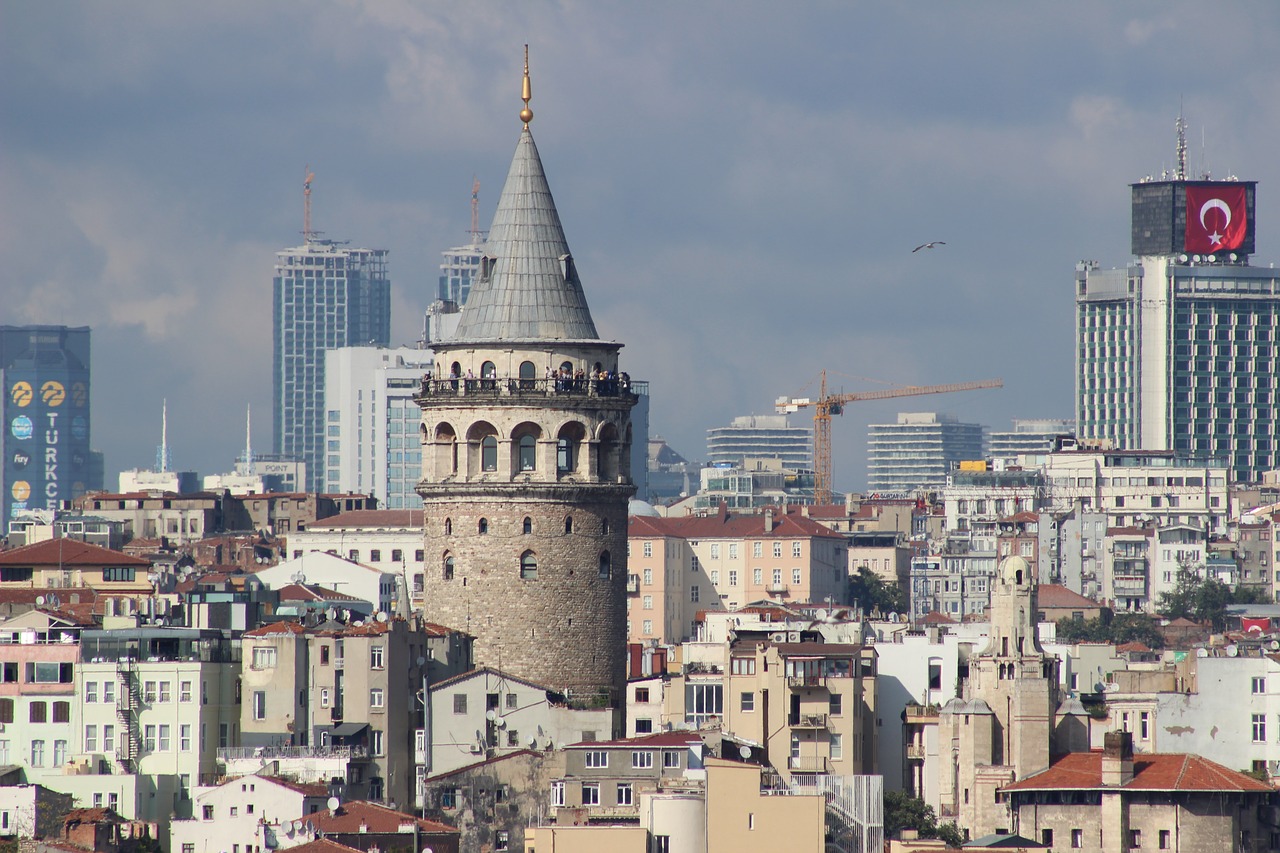 Turkija, Galata, Bokštas, Taika, Architektūra, Istanbulas, Data, Galata Bokštas, Beyoğlu, Nemokamos Nuotraukos