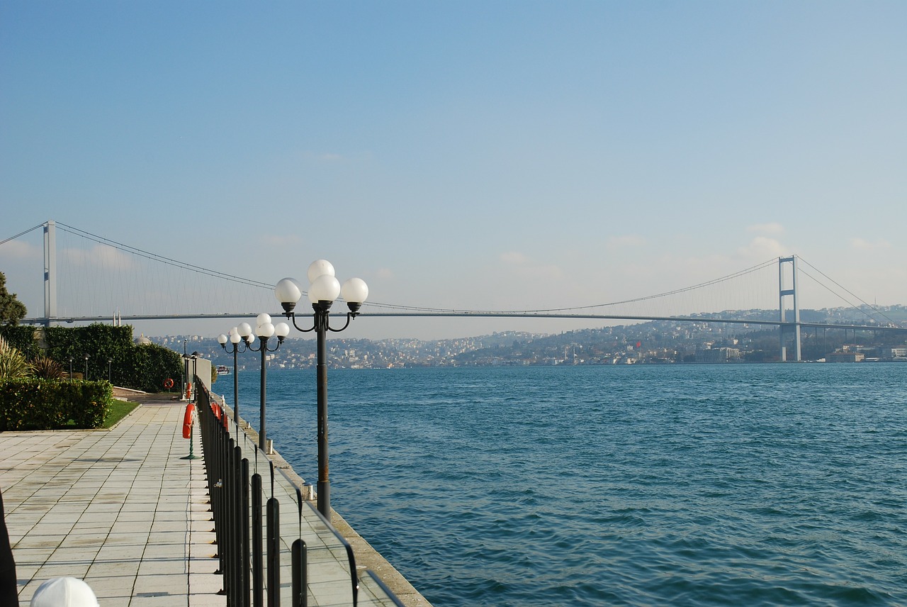 Turkija, Tiltas, Istanbulas, Fatih Sultan Mehmet Tiltas, Architektūra, Panorama, Miestas, Miesto Panorama, Miesto, Vaizdingas