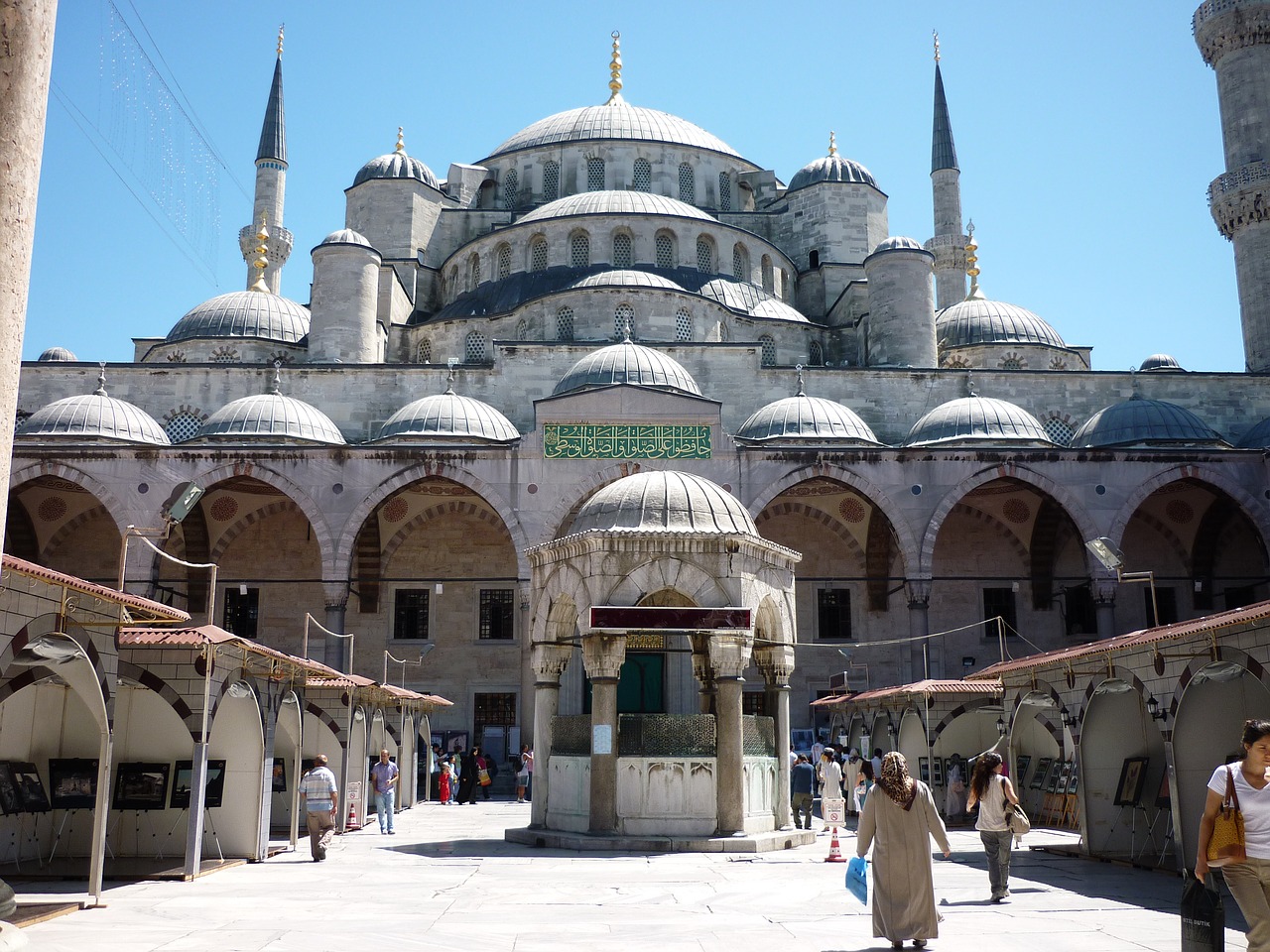 Turkija, Istanbulas, Kraštovaizdis, Mečetė, Mėlyna Mečetė, Nemokamos Nuotraukos,  Nemokama Licenzija