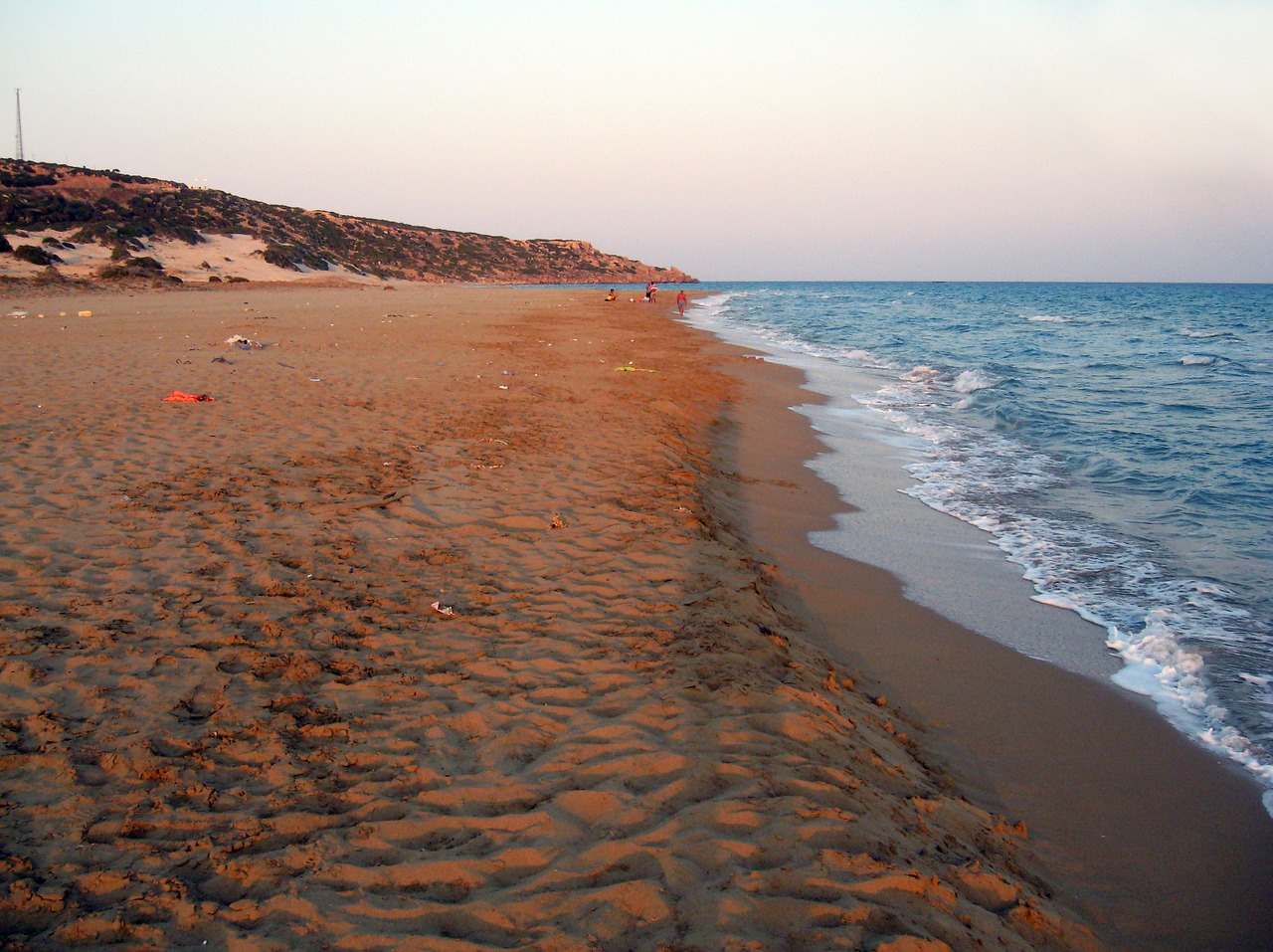 Vėžlys Paplūdimys, Kipras, Turkish, Jūra, Vanduo, Gamta, Laukinė Gamta, Smėlis, Turkija, Europa
