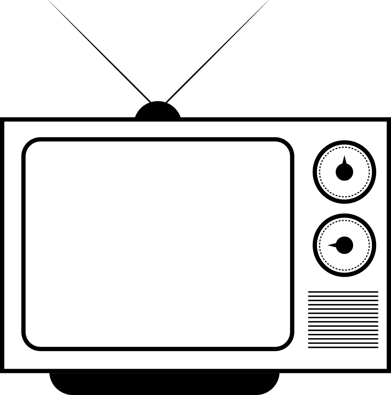Tv, Televizija, Vintage, Nemokama Vektorinė Grafika, Nemokamos Nuotraukos,  Nemokama Licenzija
