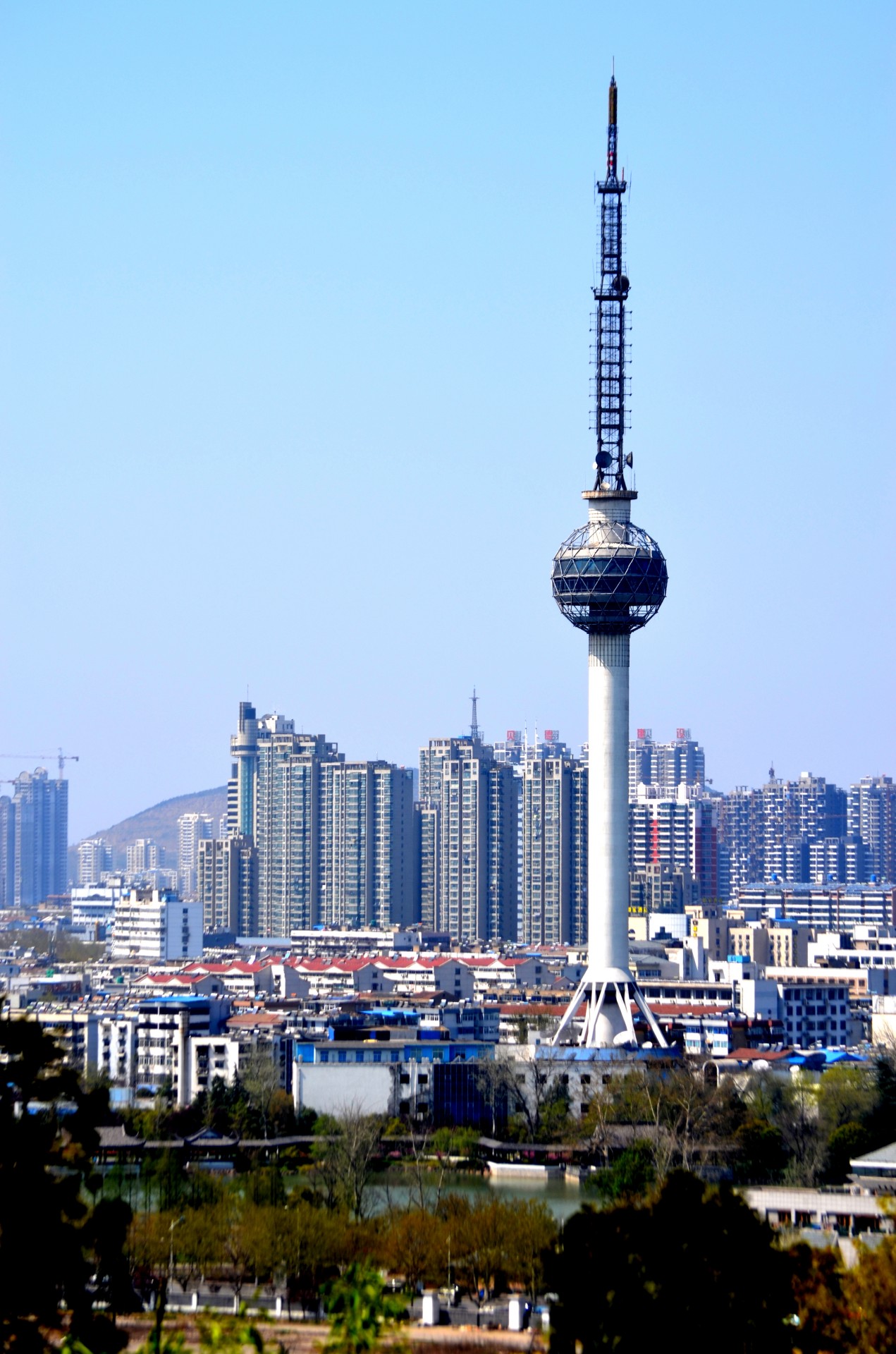 Bokštas,  Struktūra,  Architektūra,  Pastatas,  Tv & Nbsp,  Transliacija,  Xuzhou,  Kinija,  Kraštovaizdis,  Miestas