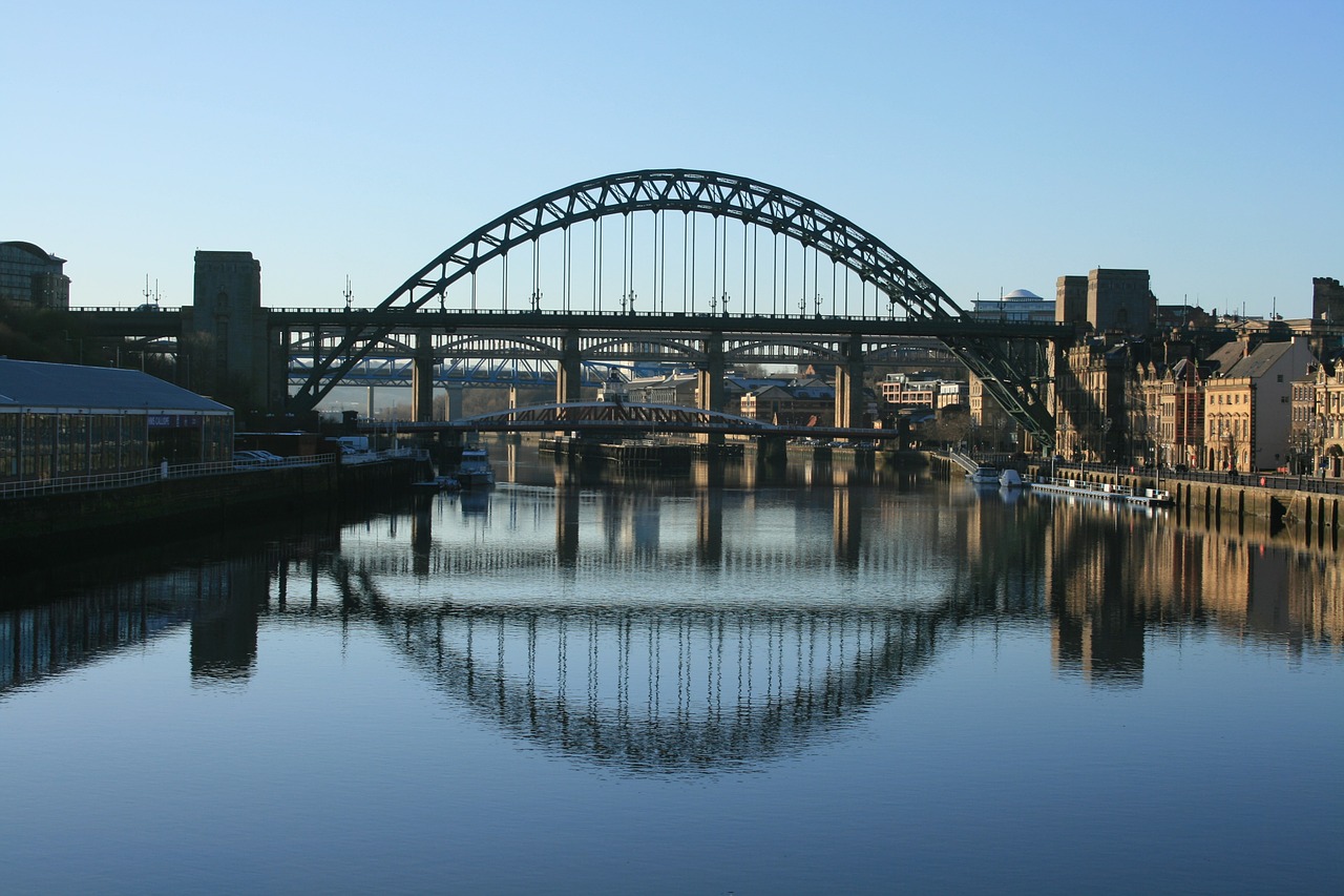 Tyne, Tiltas, Newcastle, Upė, Tiltai, Geordie, Tonas, Aukštas Lygis, Nemokamos Nuotraukos,  Nemokama Licenzija