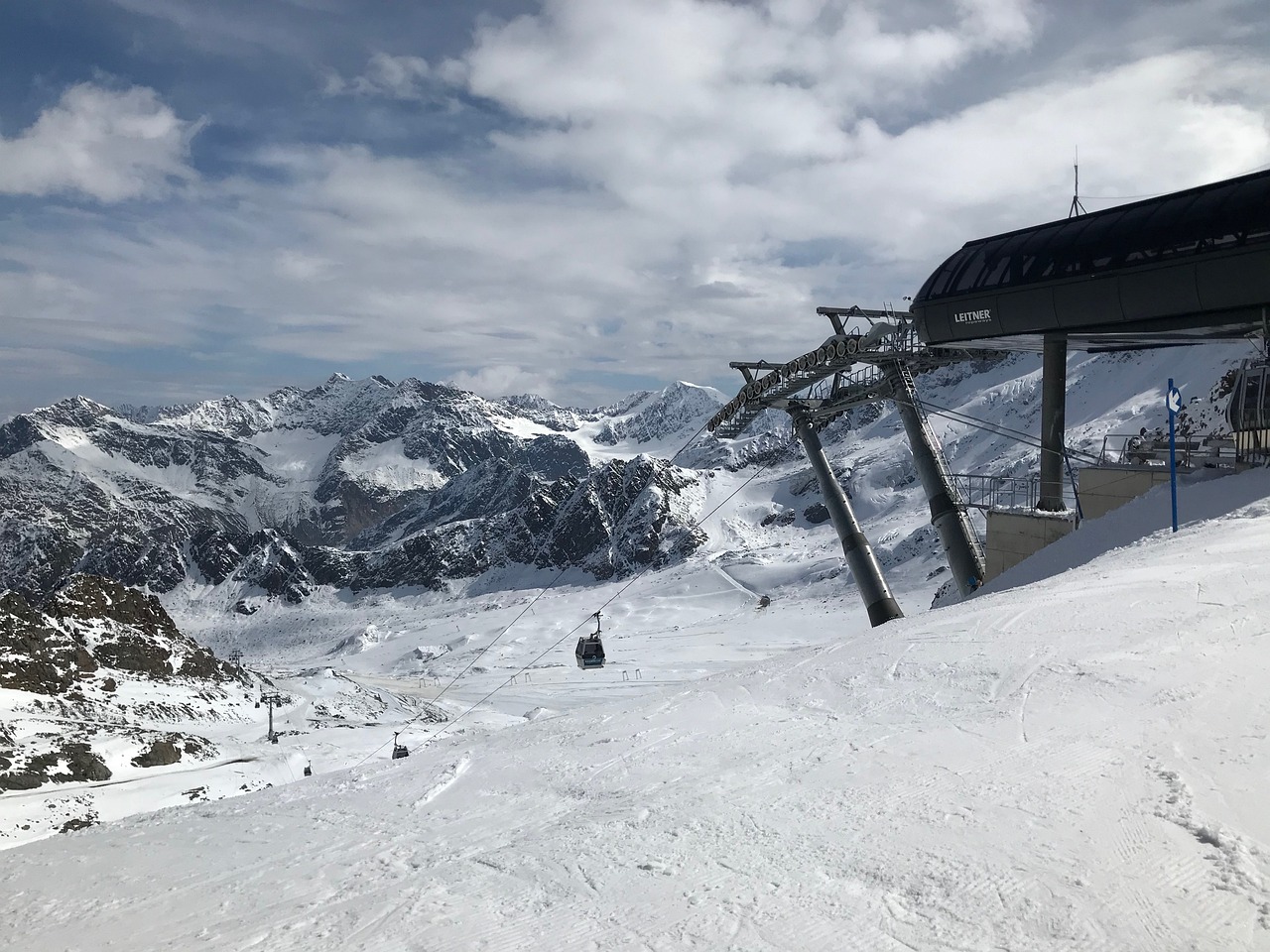 Tyrol, Kalnai, Ledynas, Alpės, Kaunertal, Europa, Turizmas, Alpių, Panorama, Vaizdingas