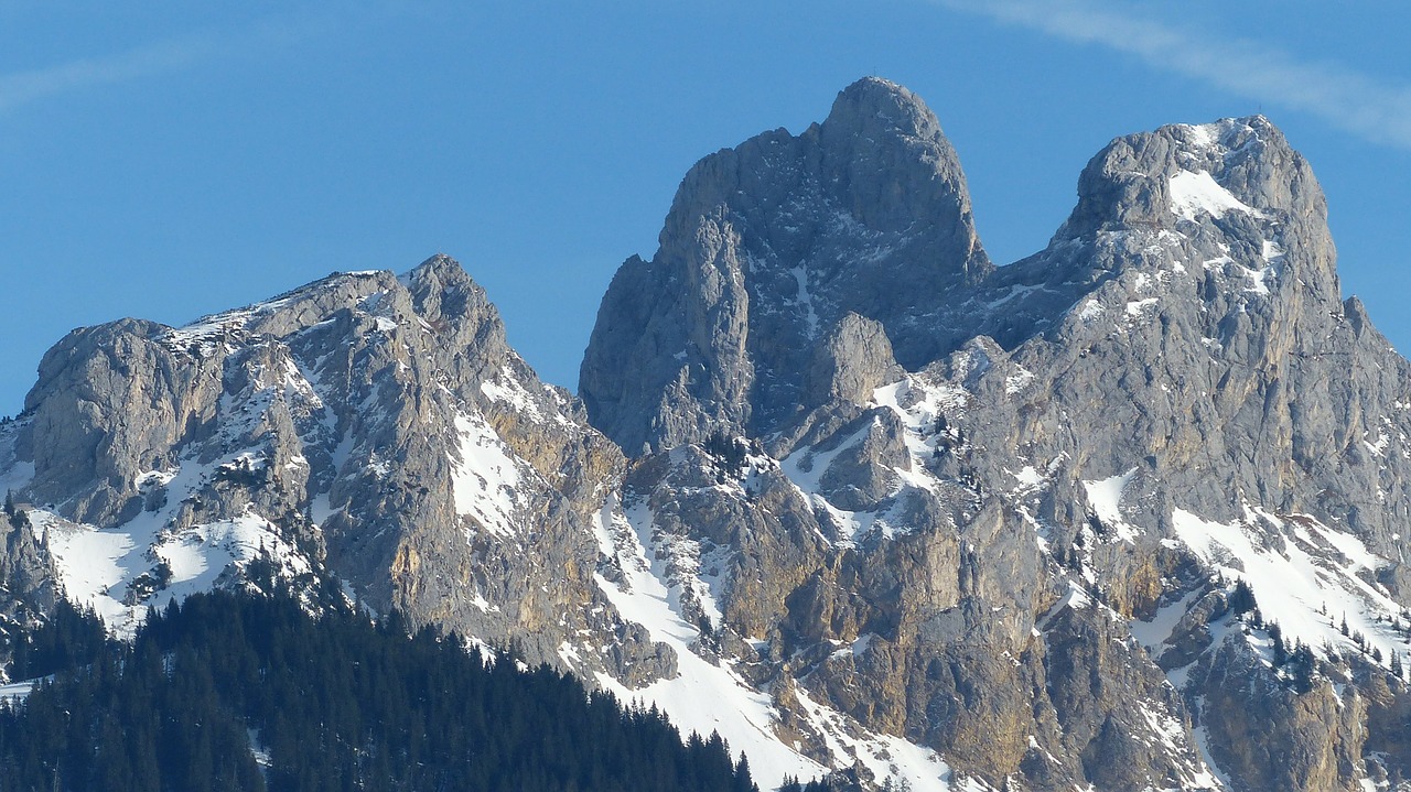 Tyrol, Tannheimertal, Raudona Flüh, Gimpelis, Žiema, Sniegas, Dangus, Mėlynas, Panorama, Nemokamos Nuotraukos