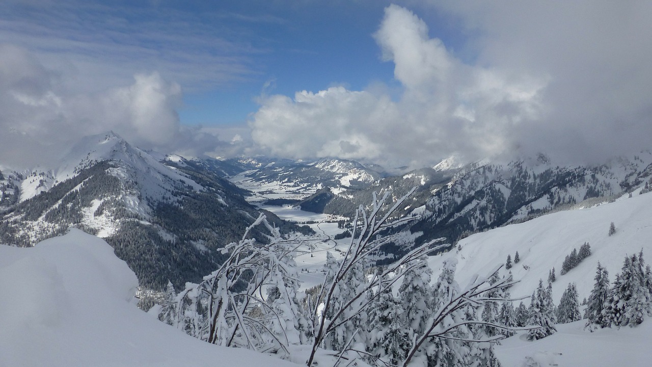 Tyrol, Hahnenkamm Ziemas, Tannheimertal, Sniegas, Žiemą, Ledinis, Balta, Nemokamos Nuotraukos,  Nemokama Licenzija