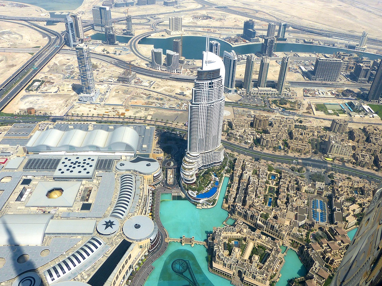 Uae, Dubai, Burj Khalifa, Dangoraižis, Nemokamos Nuotraukos,  Nemokama Licenzija