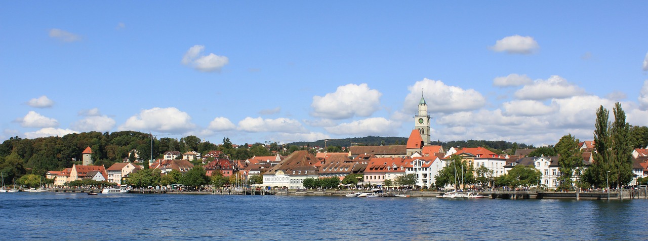 Überlingen, Ežero Konstanta, Panorama, Saulė, Vasara, Dangus, Miestas, Ežeras, Nemokamos Nuotraukos,  Nemokama Licenzija