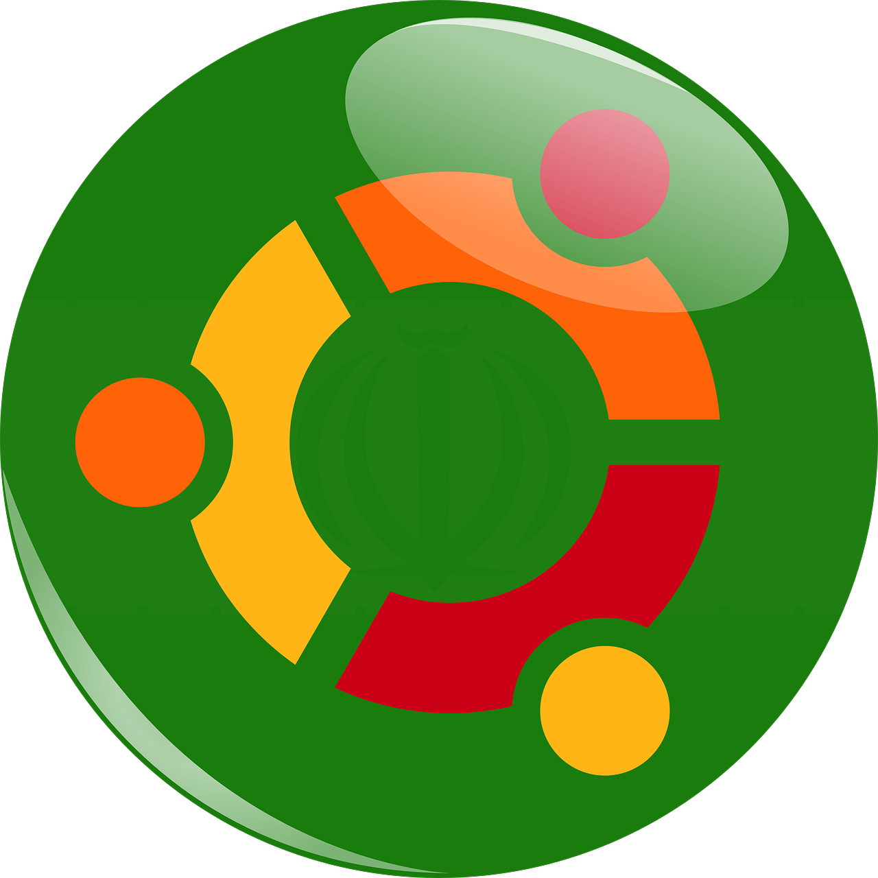 Ubuntu Logotipas, Ubuntu, Logotipas, Linux, Operacinė Sistema, Kompiuteris, Tamsiai Žalia, Piešimas, Nemokamos Nuotraukos,  Nemokama Licenzija