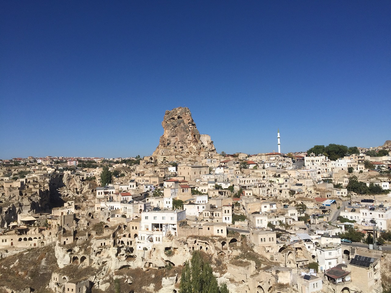 Uchisar, Cappadocia, Turkija, Nemokamos Nuotraukos,  Nemokama Licenzija