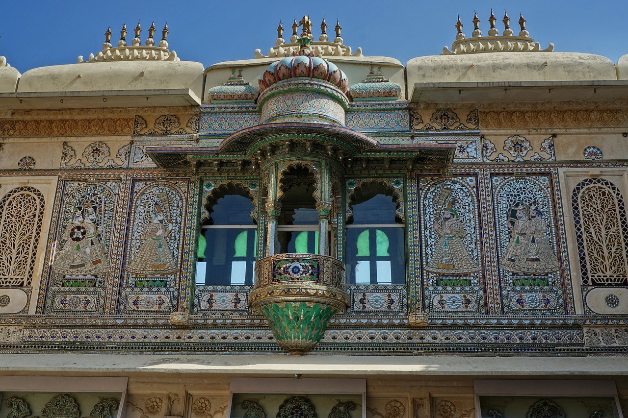 Udaipur,  Miesto Rūmai,  Indija,  Architektūra,  Kelionė,  Pastatas,  Rūmai,  Senas,  Lankytinos Vietos,  Langas