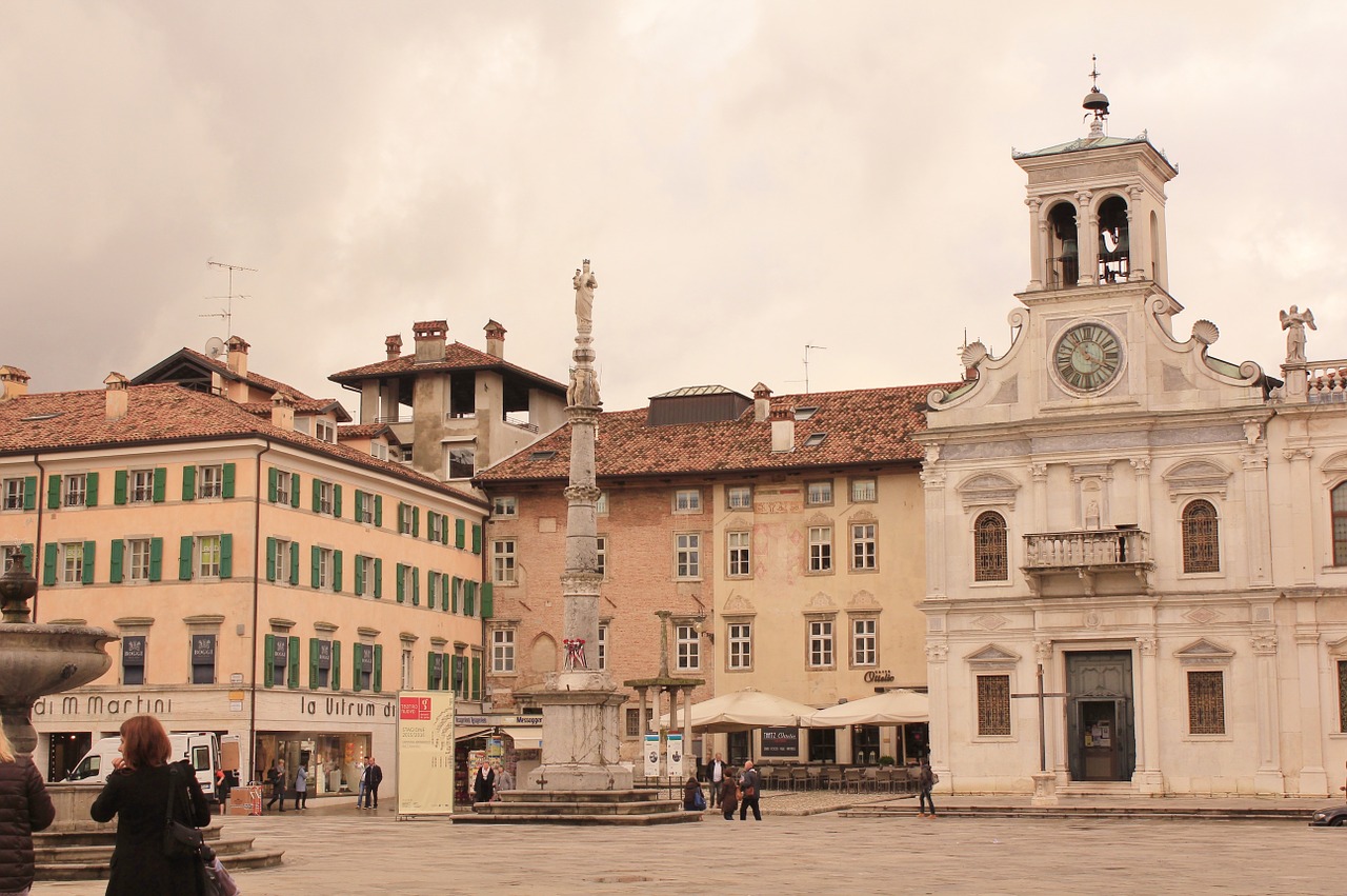 Udine, Hauptplatz, Maža Erdvė, Miestas, Architektūra, Kelias, Nemokamos Nuotraukos,  Nemokama Licenzija