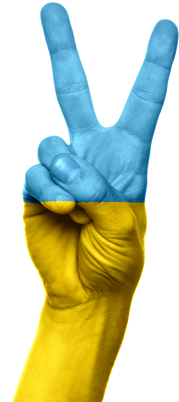 Ukraina, Vėliava, Ranka, Taika, Pergalė, Simbolis, Ženklas, Patriotizmas, Patriotinis, Nemokamos Nuotraukos