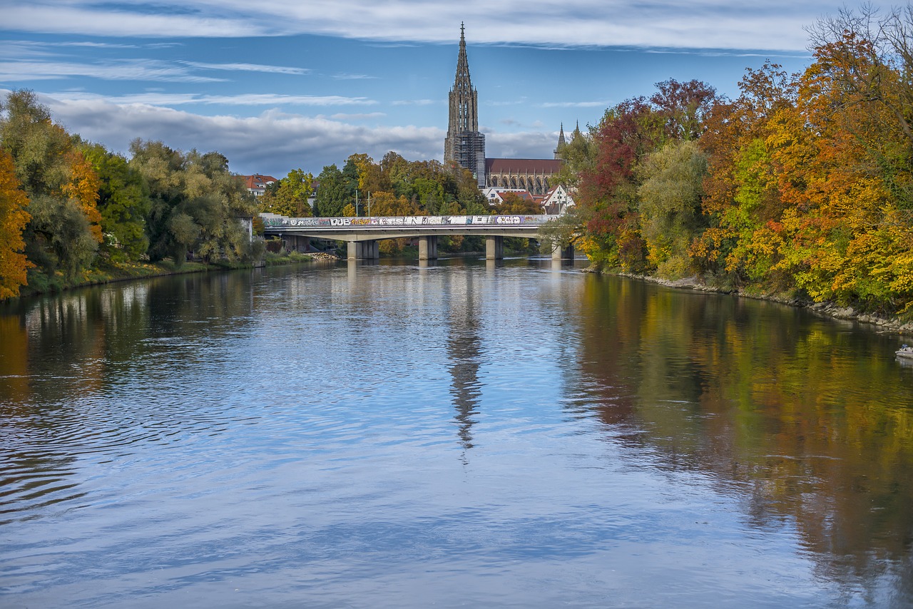 Ulm, Münsteris, Ulmi Katedra, Bokštas, Spire, Pastatas, Bažnyčia, Akmuo, Miesto Vaizdas, Bažnyčios Ulma