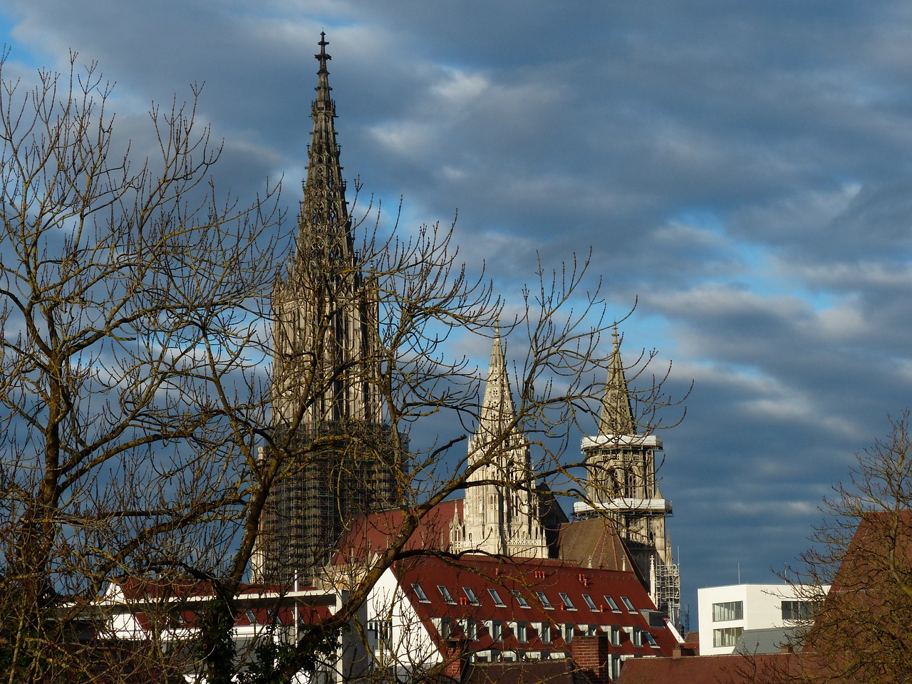 Ulmi Katedra, Münsteris, Ulm, Pastatas, Bažnyčia, Miestas, Dom, Katedra, Architektūra, Aukštas