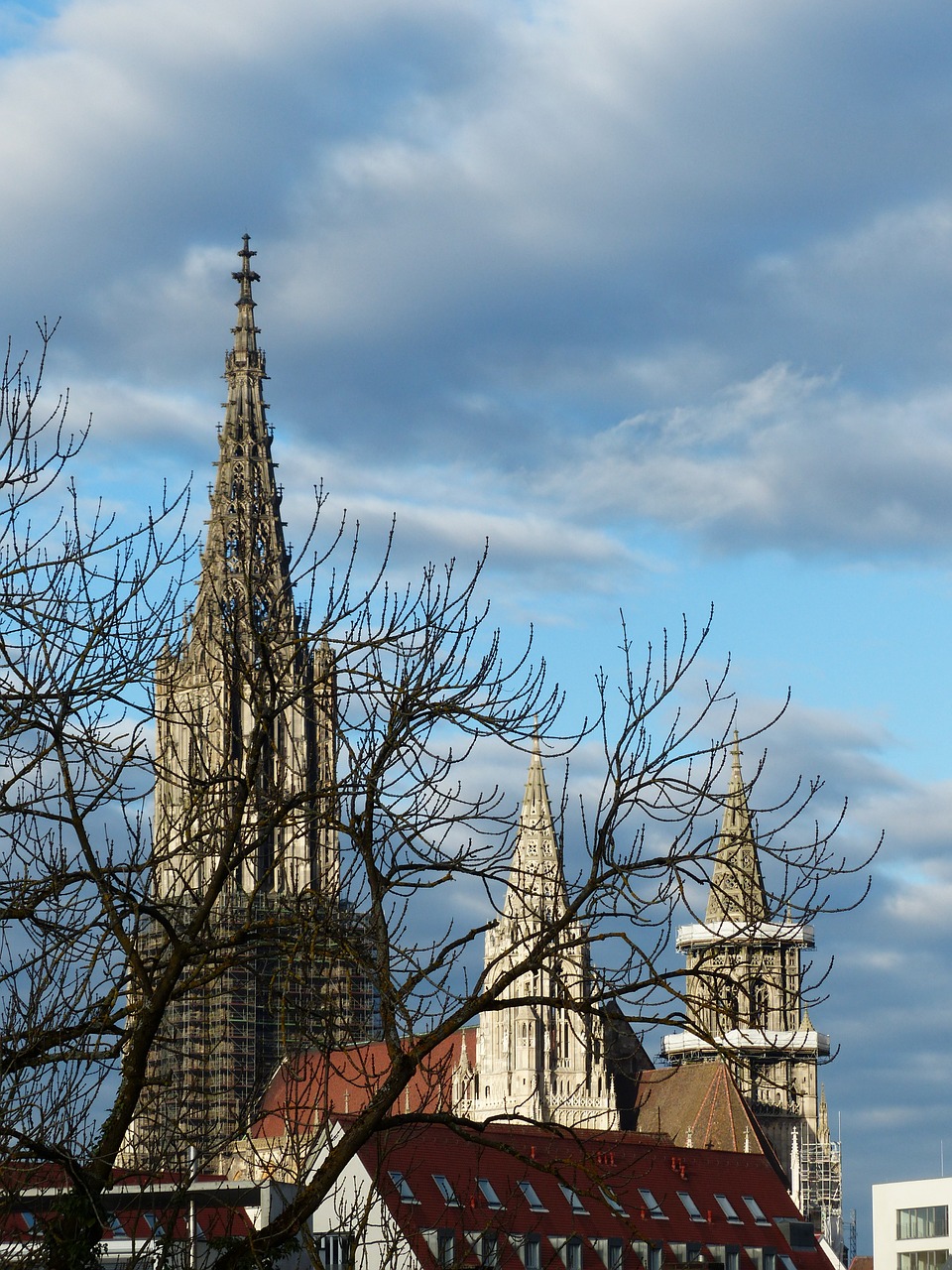 Ulmi Katedra, Münsteris, Bokštas, Ulm, Pastatas, Bažnyčia, Dom, Katedra, Architektūra, Aukštas