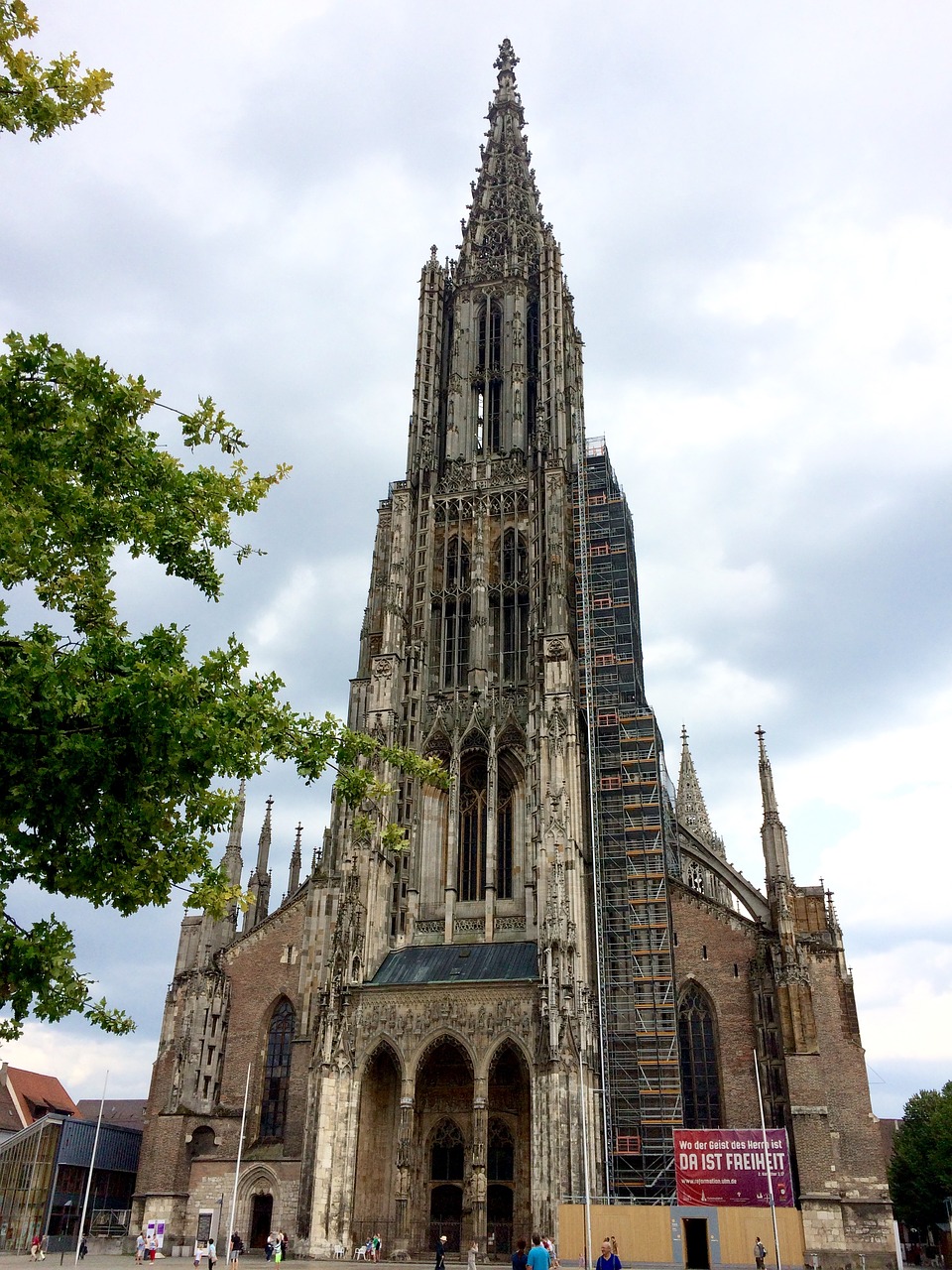 Ulmi Katedra, Bokštas, Bažnyčia, Pastatas, Münsteris, Bokštas, Spire, Katedra, Aukščiausias Bažnyčios Bokštas, Ulm