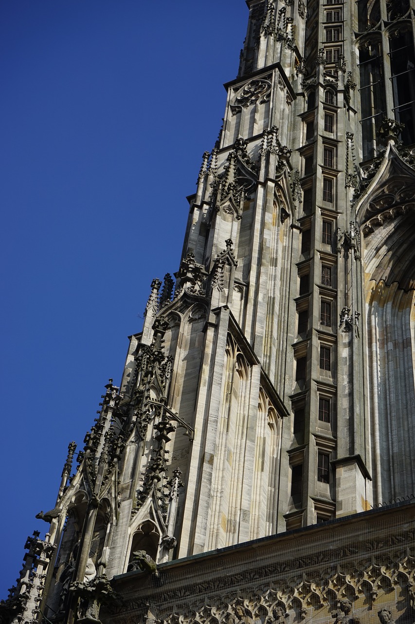 Ulmi Katedra, Bokštas, Ornamentas, Pastatas, Bažnyčia, Münsteris, Dom, Katedra, Architektūra, Nemokamos Nuotraukos