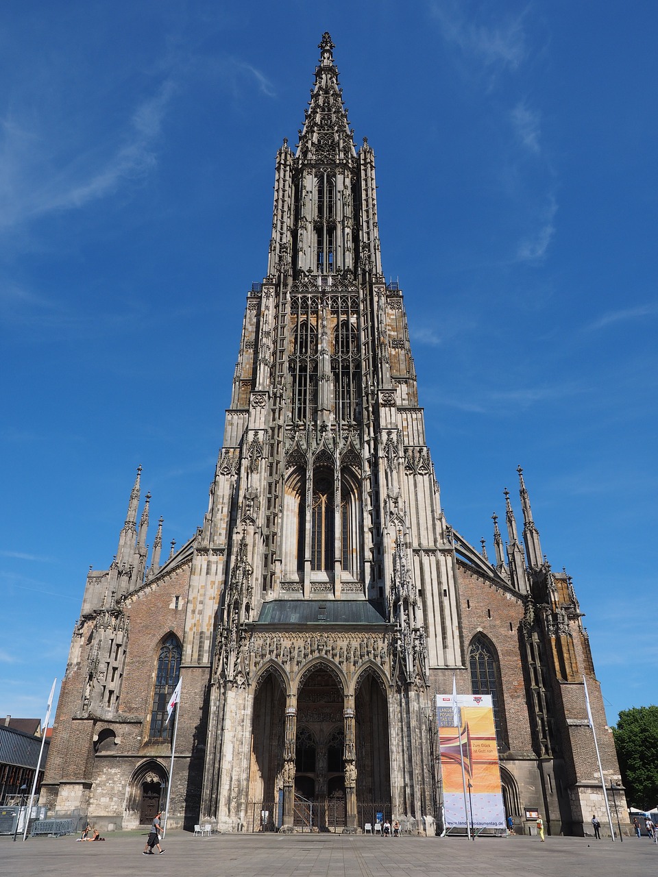 Ulmi Katedra, Muesterplatz, Münsteris, Pastatas, Bažnyčia, Bokštas, Ulm, Spire, Dom, Bokštas