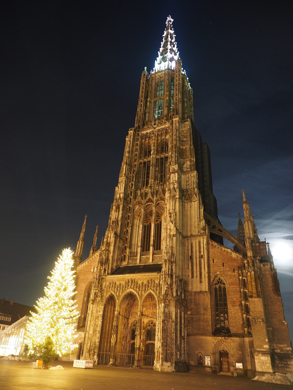 Ulmi Katedra, Ulm, Kalėdos, Žibintai, Apšvietimas, Nemokamos Nuotraukos,  Nemokama Licenzija