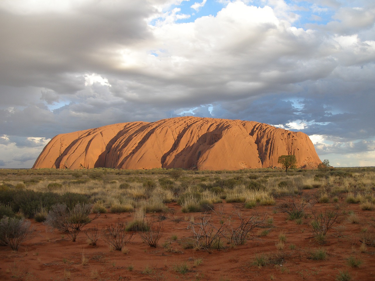 Uluru, Ayers Rock, Australia, Outback, Australian Outback, Saulėlydis, Lietus Ant Uluru, Nemokamos Nuotraukos,  Nemokama Licenzija