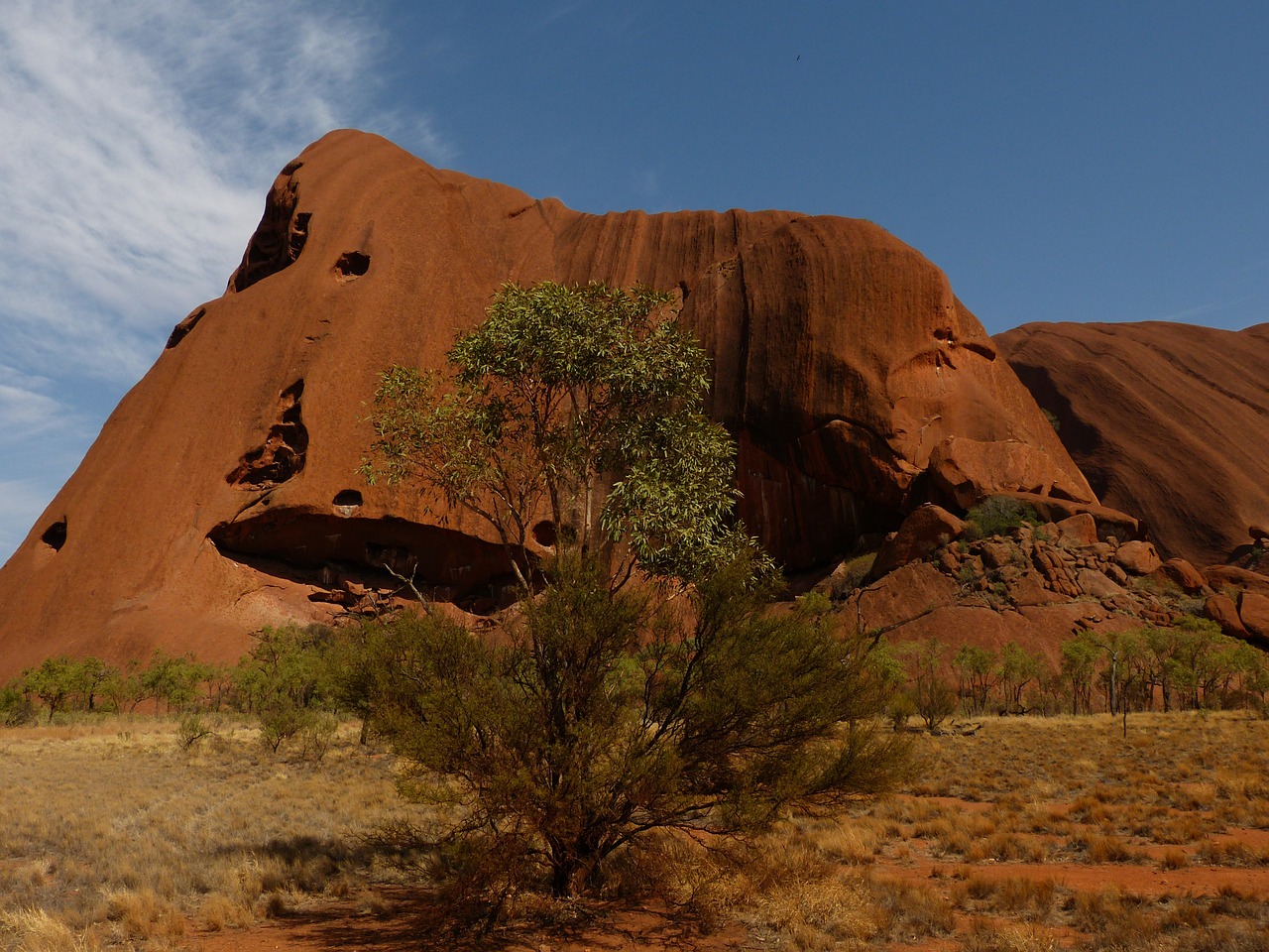 Uluru, Ayers Rock, Australia, Outback, Kraštovaizdis, Lankytinos Vietos, Gamtos Stebūklai, Gamtos Atrakcija, Pritraukimas, Dusk