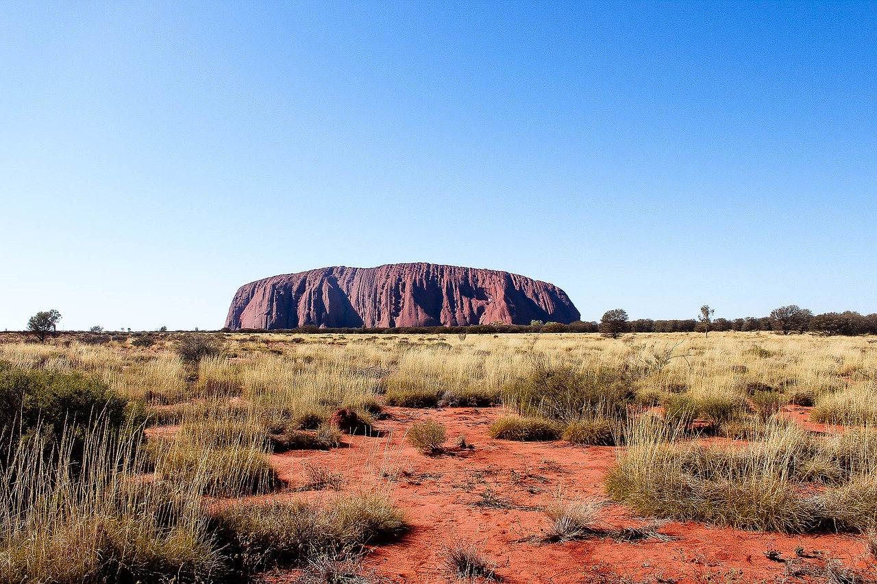 Uluru, Australia, Gamta, Kelionė, Turizmas, Dykuma, Outback, Kraštovaizdis, Teritorija, Raudona