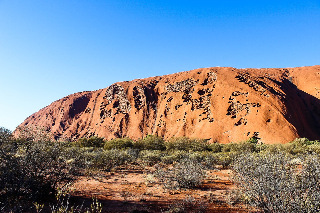 Uluru, Australia, Gamta, Kelionė, Turizmas, Dykuma, Outback, Kraštovaizdis, Teritorija, Raudona