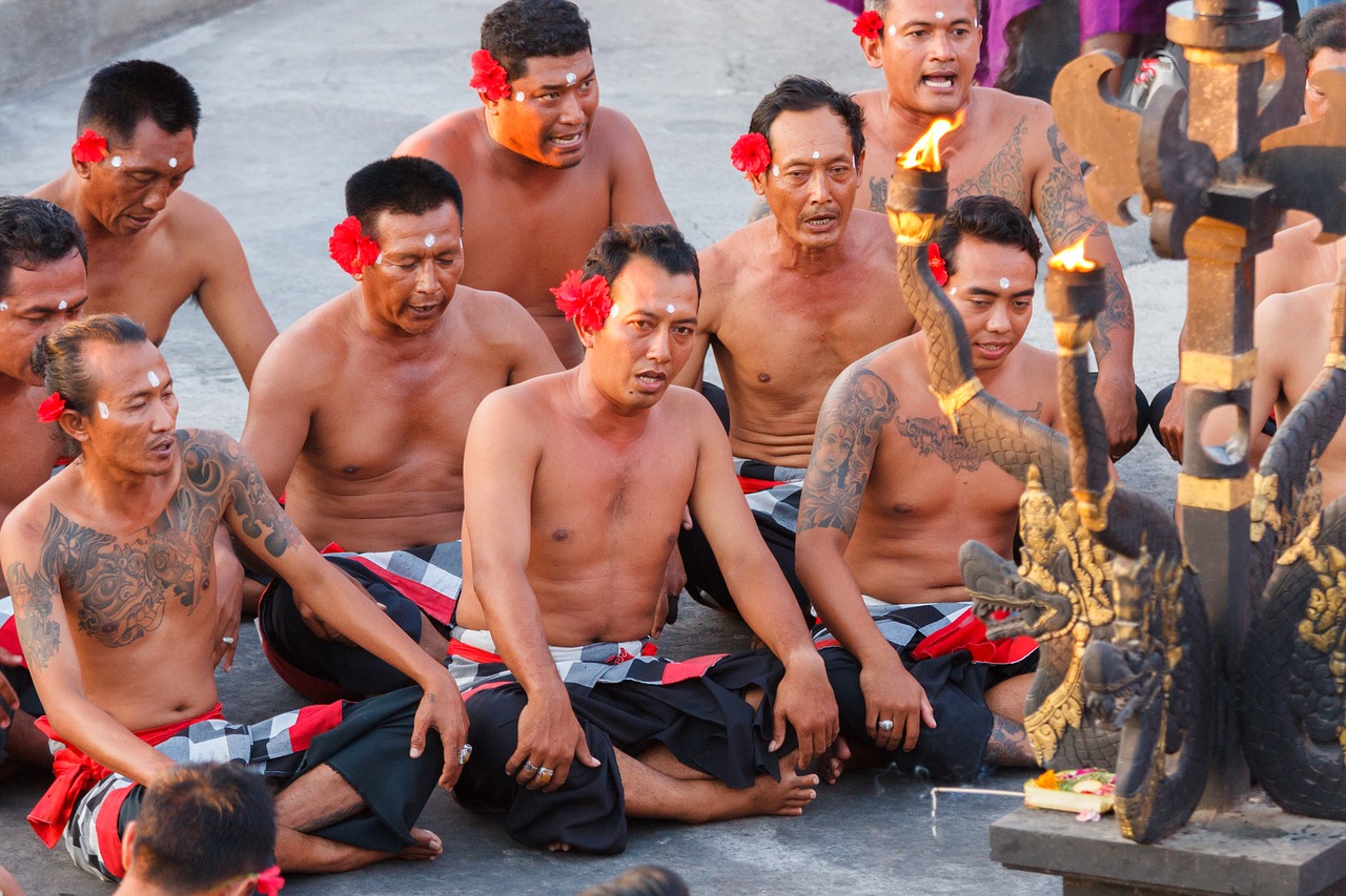 Uluwatu, Kultūra, Bali, Beždžionių Šokis, Šventė, Tradicija, Feuertańz, Indonezija, Kelionė, Tradiciškai