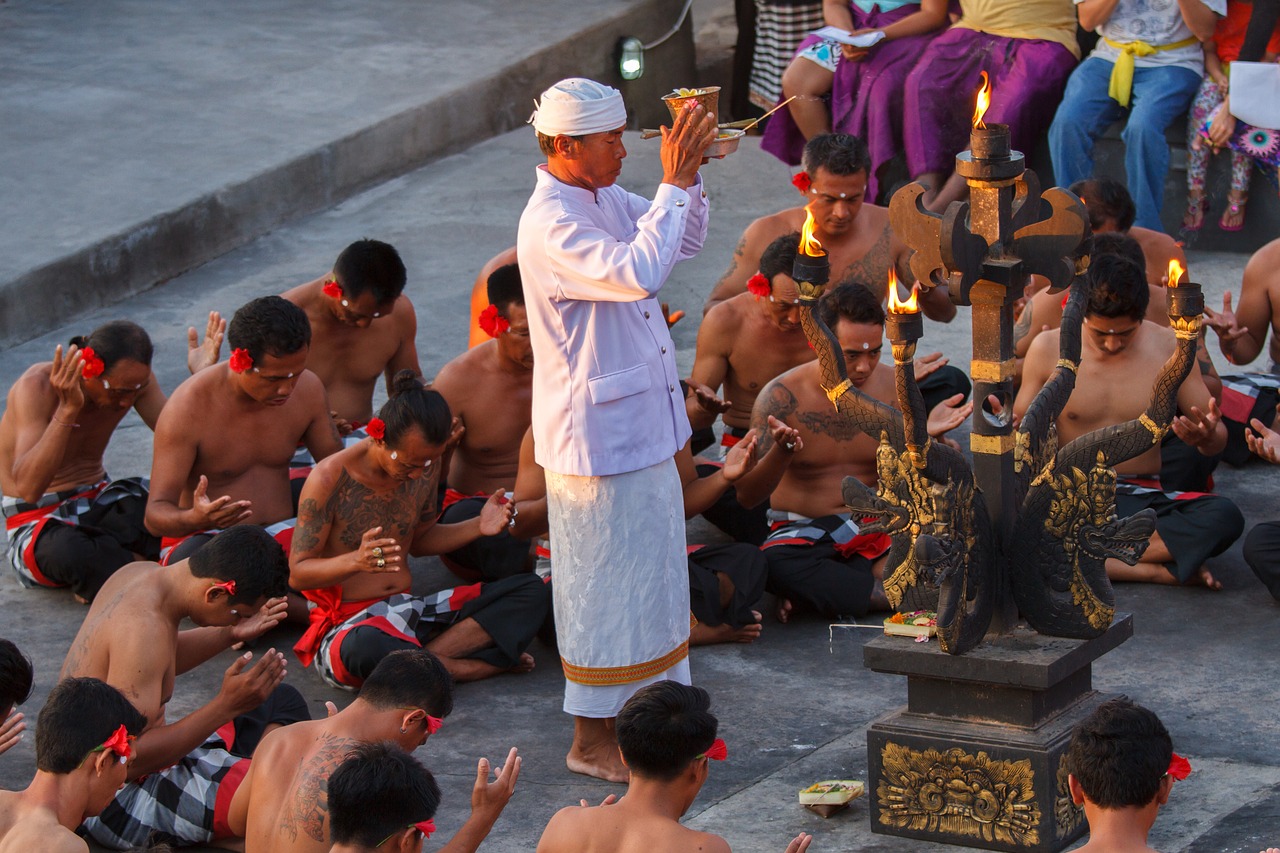 Uluwatu, Kultūra, Bali, Beždžionių Šokis, Šventė, Tradicija, Feuertańz, Indonezija, Kelionė, Tradiciškai