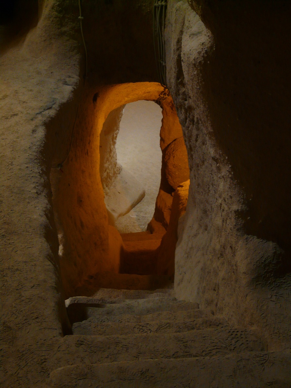 Požeminis Miestas, Turkija, Po Žeme, Cappadocia, Svetainė, Namai, Slėpimosi Vieta, Pabegti, Tamsi, Niūrus