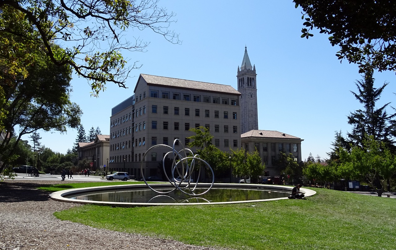Universitetas, Pastatas, Campus, Kalifornija, Cal, Berkeley, Architektūra, Švietimas, Miestas, Usa