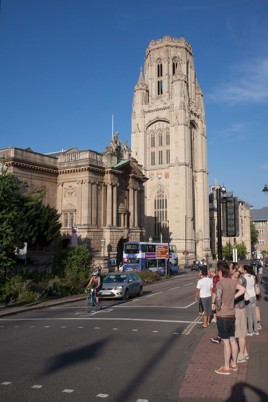 Universitetas, Bristolis, Bokštas, Pėsčiųjų, Istoriškai, Architektūra, Pastatas, Anglija, Nemokamos Nuotraukos,  Nemokama Licenzija