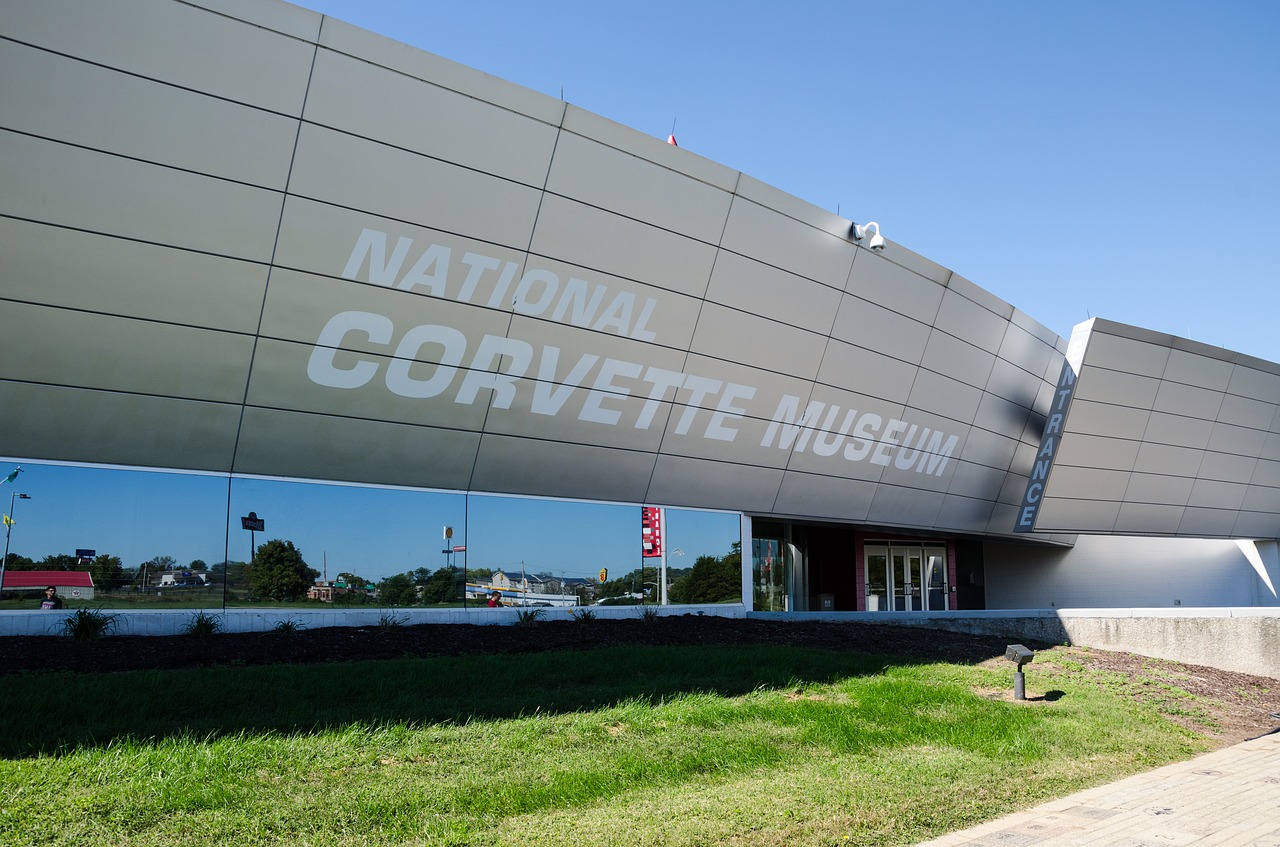 Usa, Amerikietis, Corvette, Nacionalinis Corvette Muziejus, Kentukis, Automobilių Muziejus, Muziejus, Architektūra, Fasadas, Boulingo Žalia
