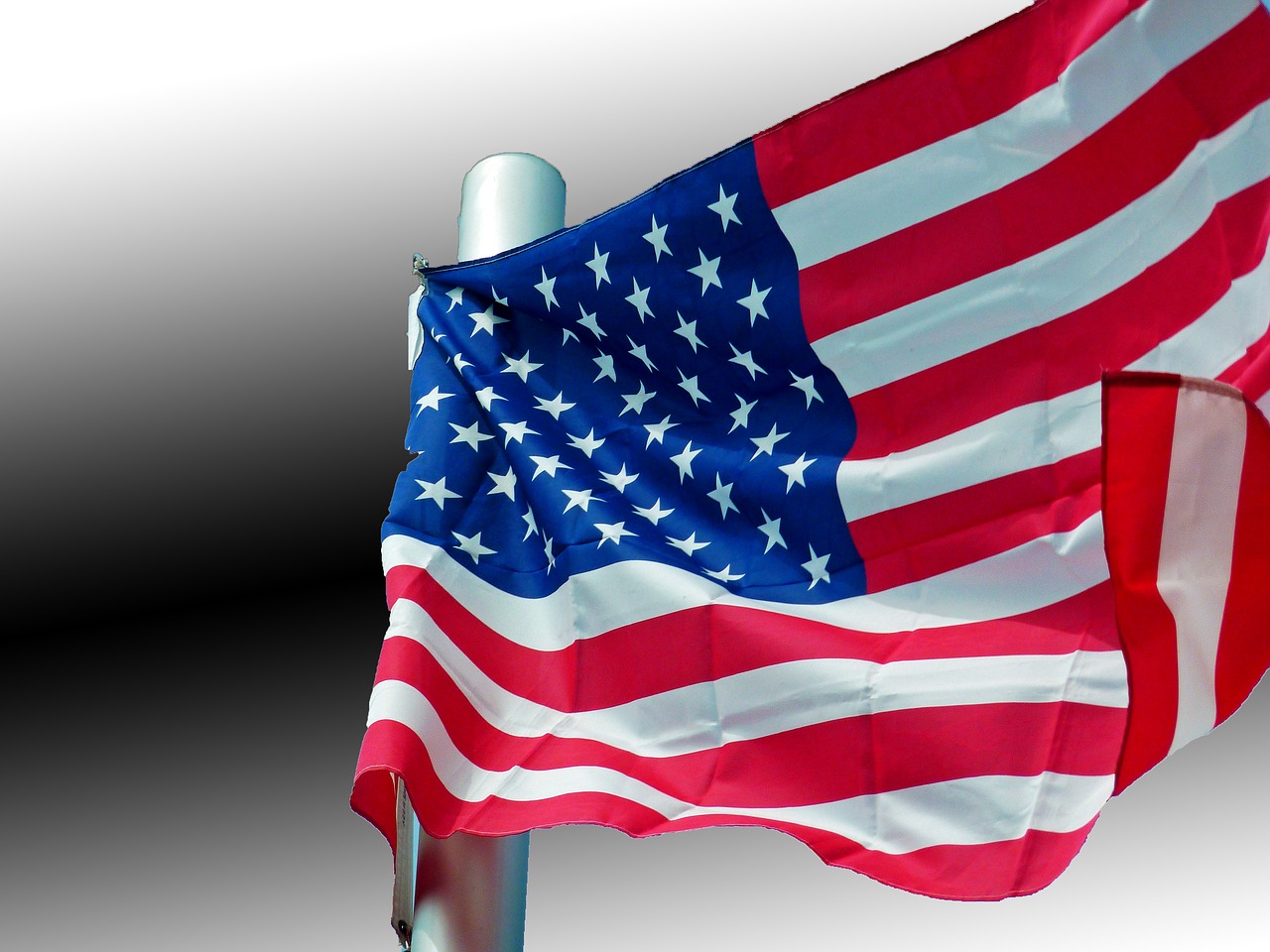 Usa, Vėliava, Vėjas, Amerikos Vėliava, Usa Flag, Žvaigždės Ir Juostos, Jungtinės Valstijos, Patriotizmas, Laisvė, Juostelės