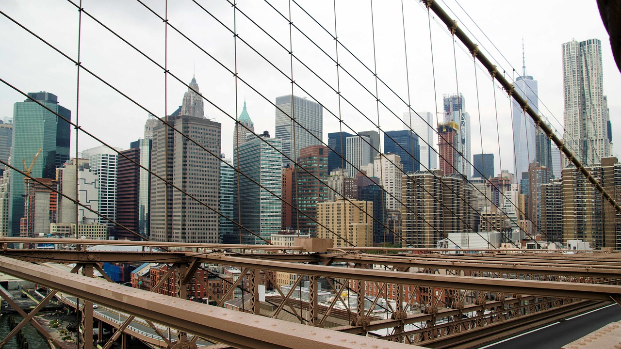 Usa, Niujorkas, Vaizdas Iš Bruklino Tilto, Nemokamos Nuotraukos,  Nemokama Licenzija