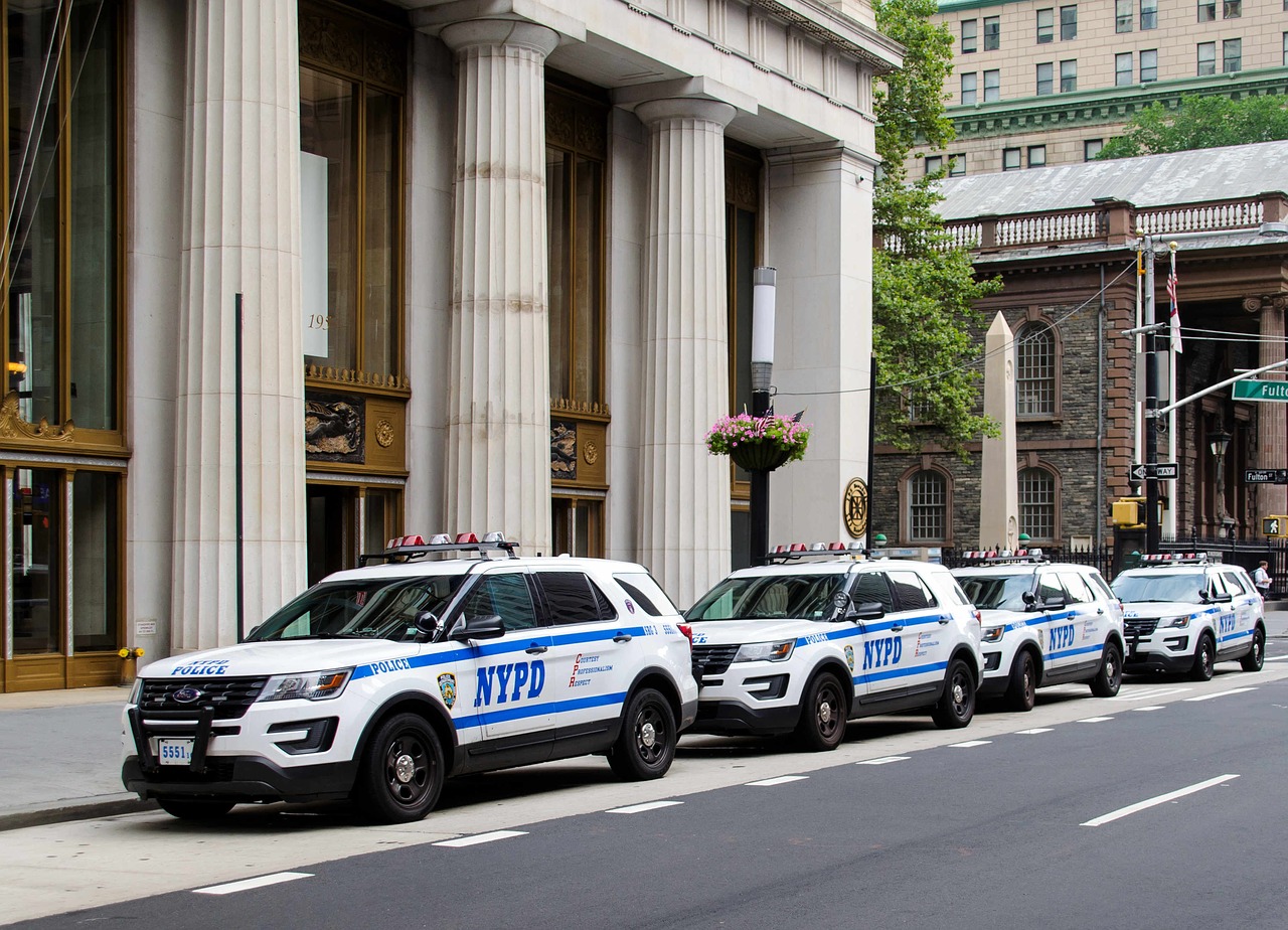 Usa, Niujorkas, Nypd Automobiliai, Nemokamos Nuotraukos,  Nemokama Licenzija