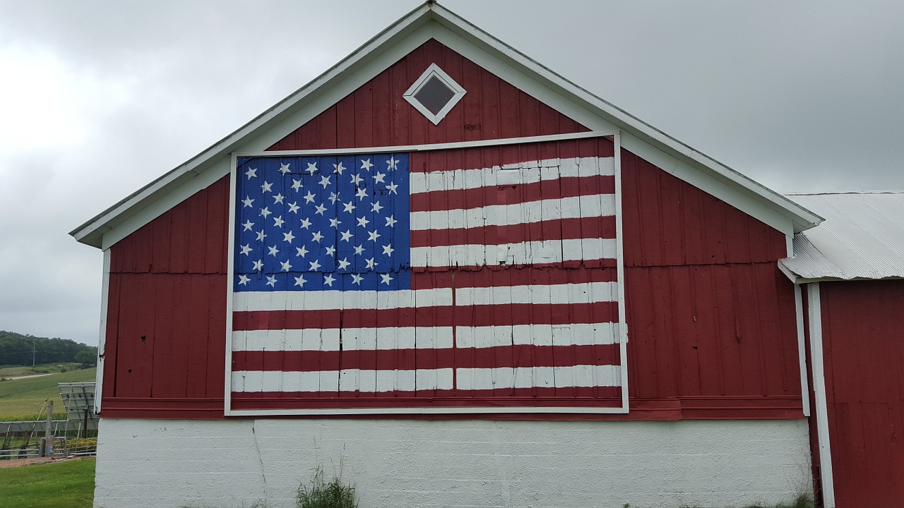 Usa Flag, Tvartas, Raudona, Vintage, Senas, Kaimas, Nemokamos Nuotraukos,  Nemokama Licenzija