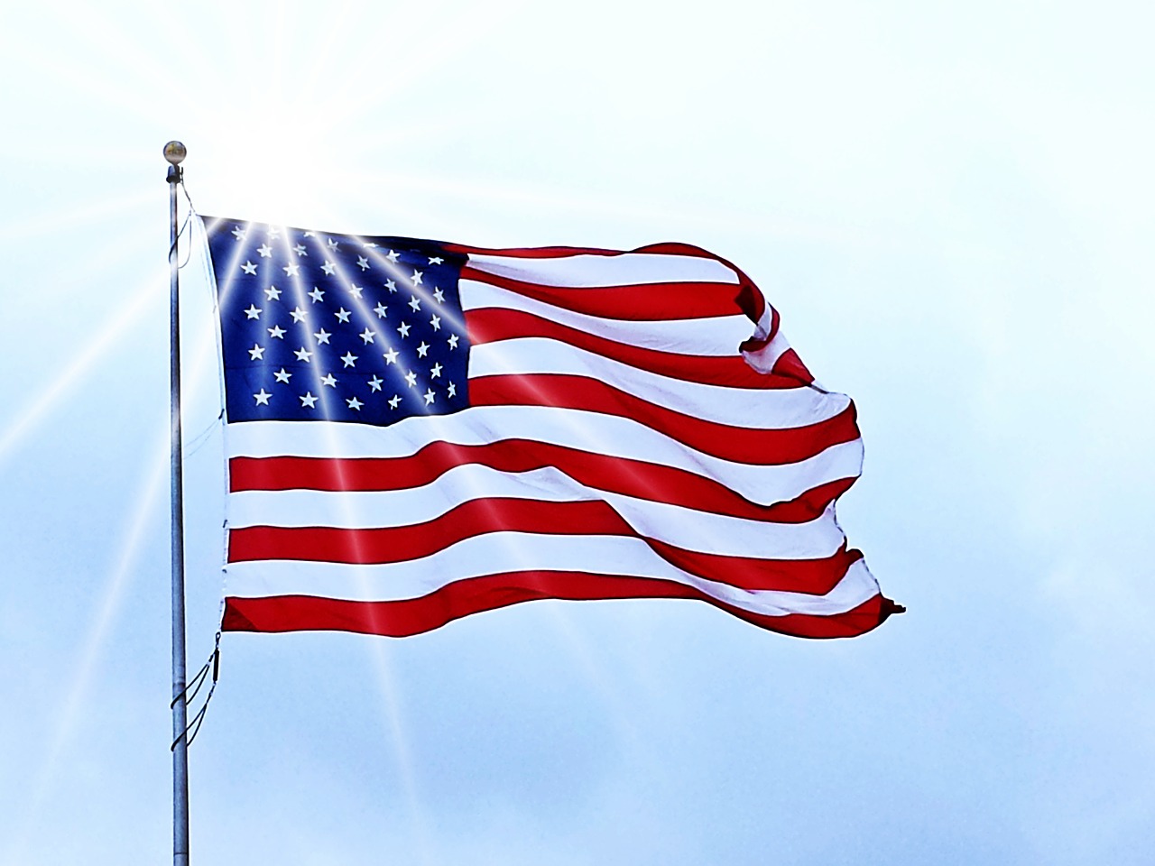 Usa Flag, Vėliava, Usa, Amerikietis, United, Mėlynas, Balta, Raudona, Simbolis, Nacionalinis