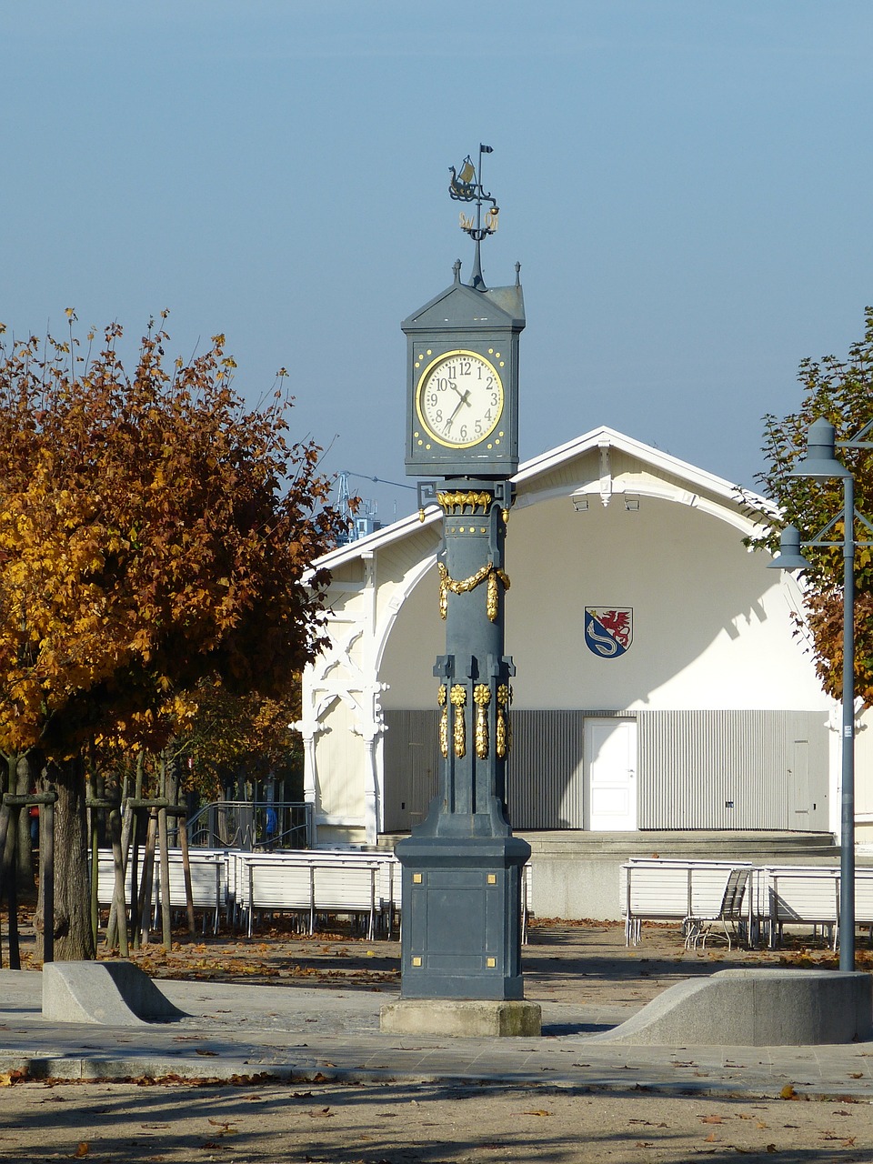 Usedom, Sala, Sala Usedom, Baltijos Jūra, Jūra, Promenada, Laikrodis, Vakarų Pomeranija, Ahlbeck, Turizmas