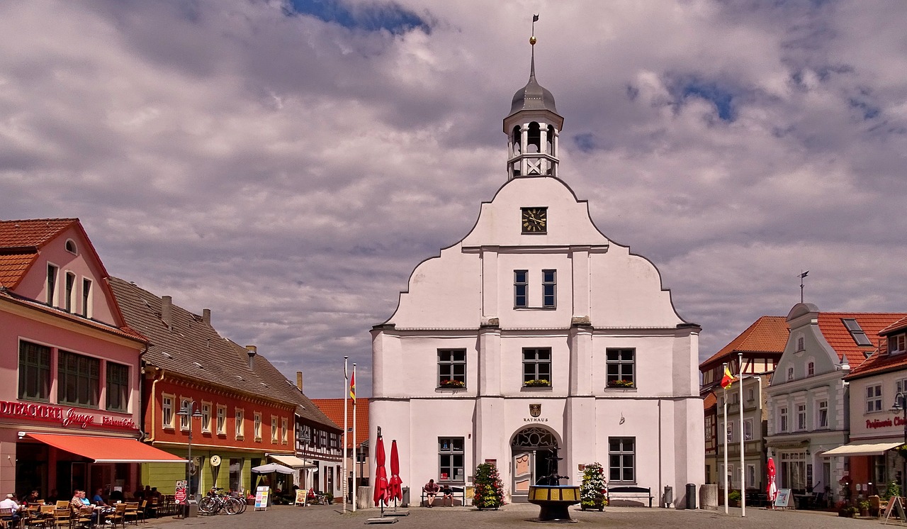 Usedom, Wolgast, Prekyvietė, Senoji Miesto Rotušė, Nemokamos Nuotraukos,  Nemokama Licenzija