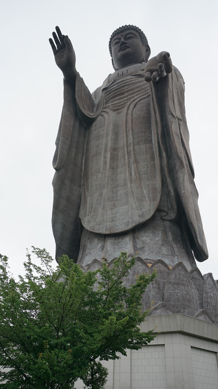 Ushiku Daibutsu, Budistų Vienuoliai Aminato Akys, Statula, Nyuh Shi Hotel Dai Bu Thasue, Budos Statula, Buda, Japonija, Šventas Dalykas, Adoracija, Budizmas