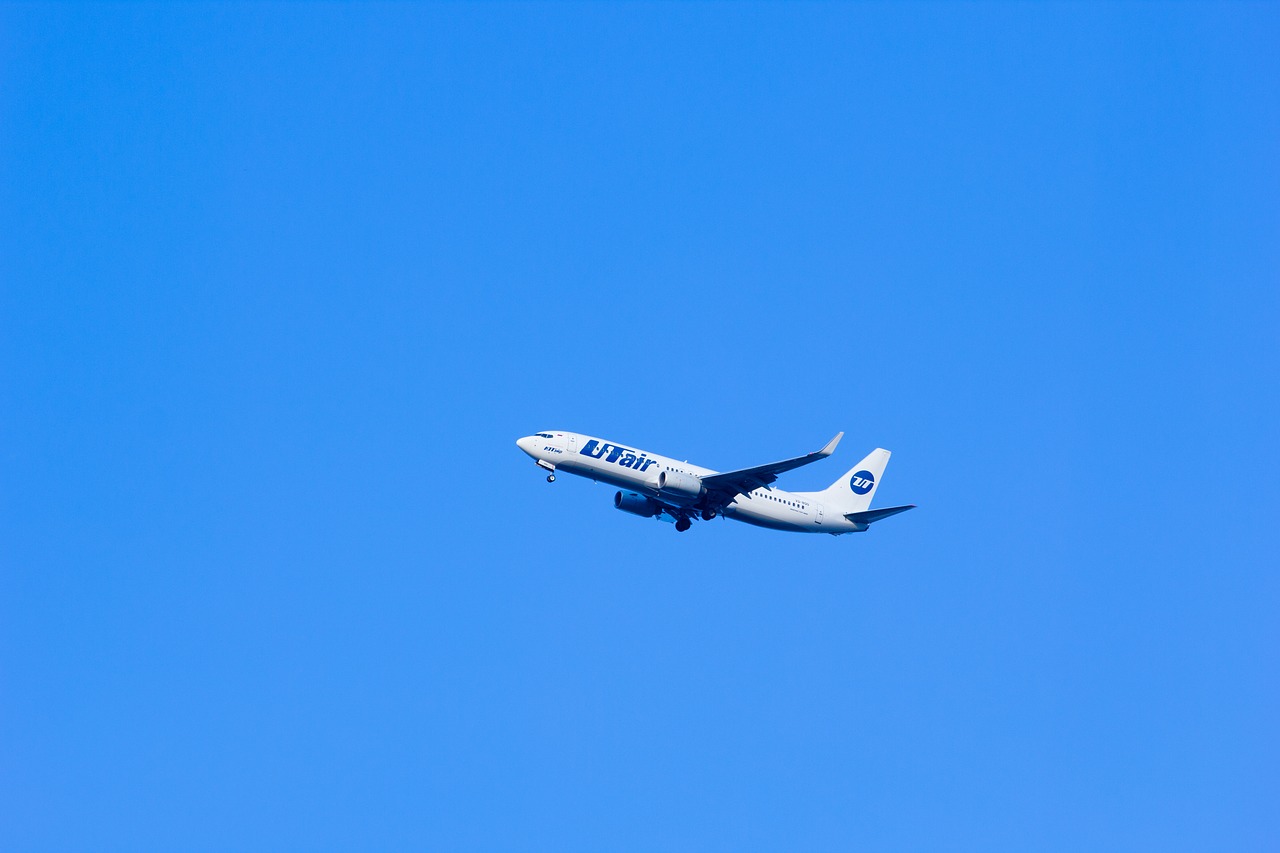 Utair Aviacija, Utair, Lėktuvas, Didelis, Ore, Boeing 737-800, Vnukovo Oro Uostas, Airbus, Aviakompanija, Vasara