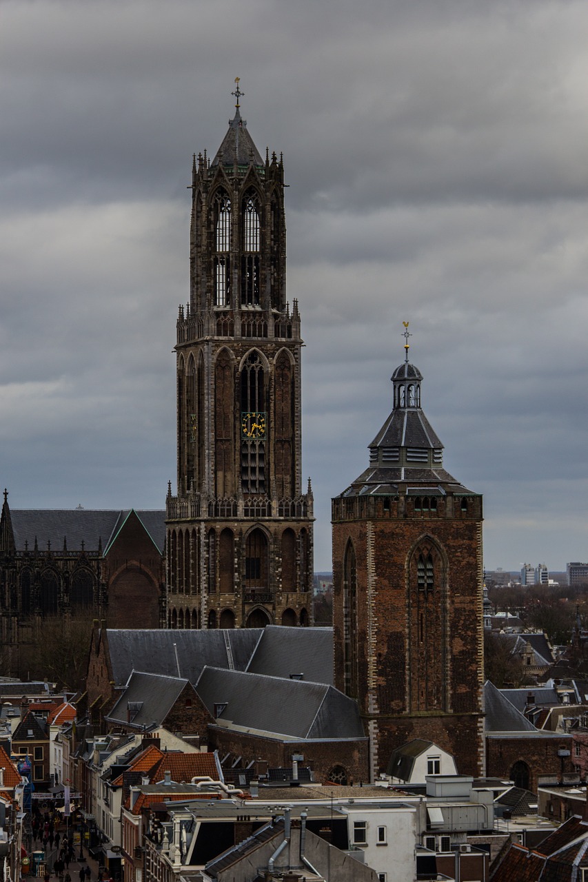Utrecht, Dom Bokštas, Centras, Bokštas, Bažnyčia, Bažnyčios Bokštas, Architektūra, Nemokamos Nuotraukos,  Nemokama Licenzija